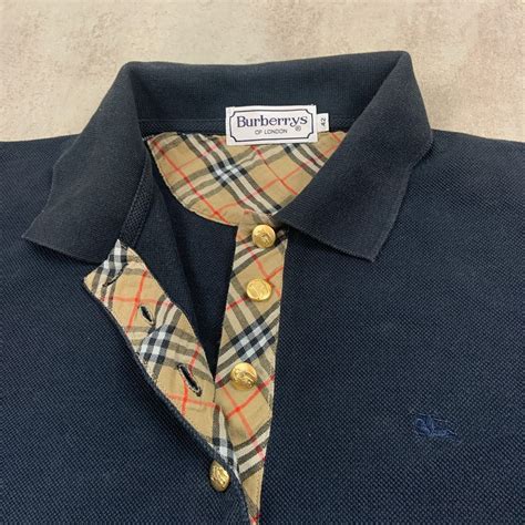 vintage Burberry long sleeve polo